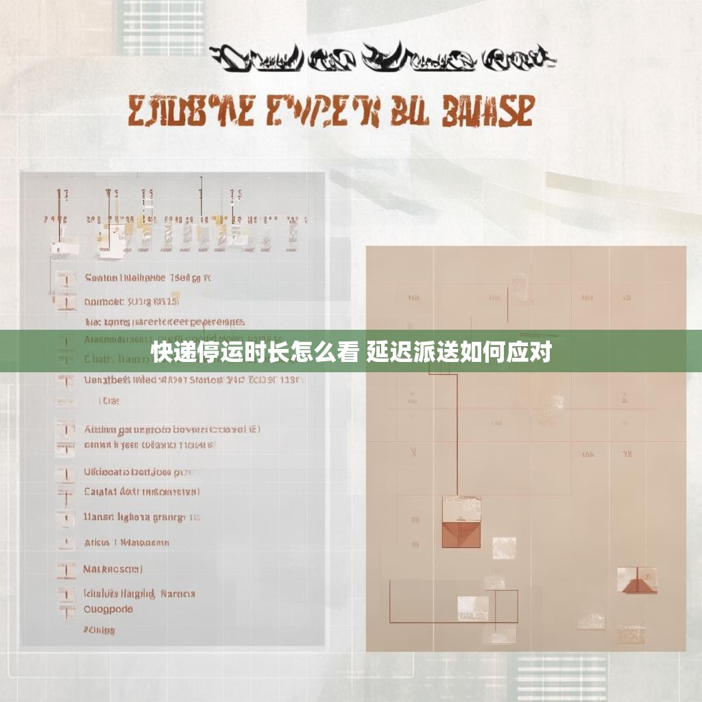 详细阅读:快递停运时长怎么看 延迟派送如何应对 快递停运时长怎么看 延迟派送如何应对